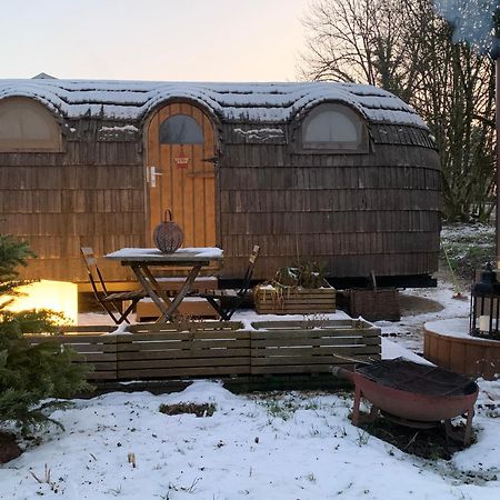 Cabane En Bois Avec Bain Nordique Et Sauna Marigny  Buitenkant foto